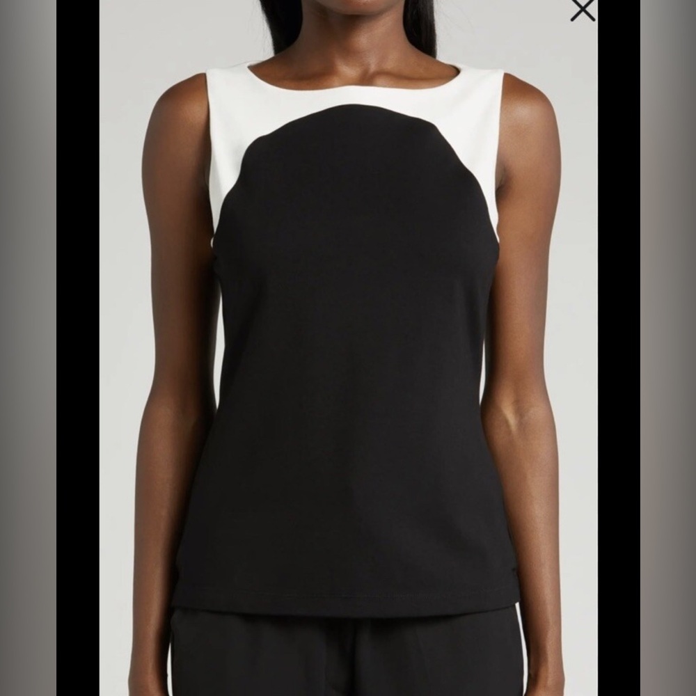 Halogen Colorblock Sleeveless Top – Women’s Large / PTP 21”